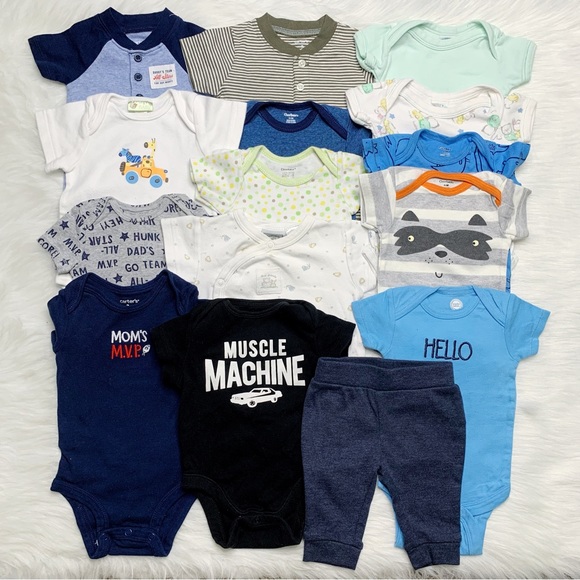 Carter's One Pieces 3 Months Baby Boy Summer Clothes Lot Poshmark